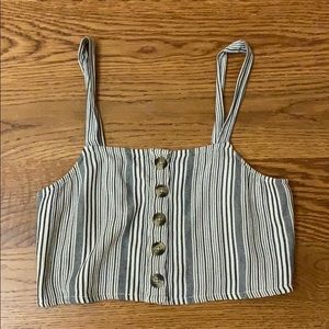 striped top (cropped)